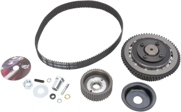 8 mm Riemenantrieb mit Quiet Clutch System