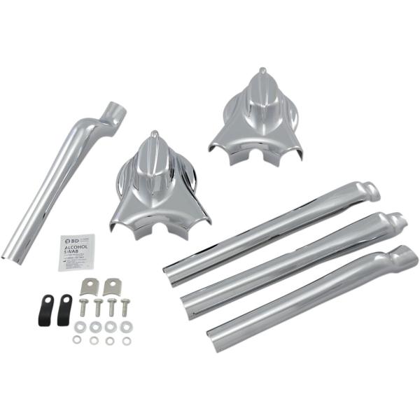 Abdeckung S-Arm Phantom - Swingarm Covers Chrome