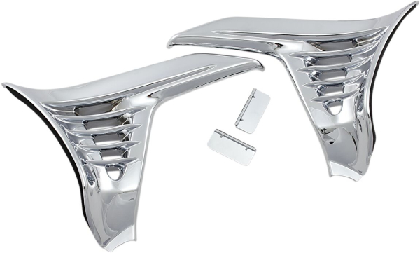 Abdeckung Seitliche Louver Gl18 - Louvered Chrome Batterie Box Covers