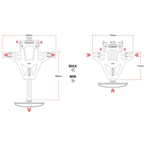 AKRON-RS PRO für Kawasaki Z1000 10-13 / Z1000SX 11-16 / Versys 650 22-