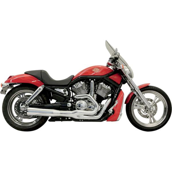 Auspuff B1 Vrod 02-05 chrome - Auspuff Road Rage Ii B1 Power 2-Into-1 Chrome