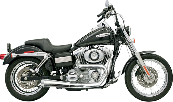 Auspuff Rr2-1up Fxd chrome - Auspuff Road Rage 2-Into-1 Chrome