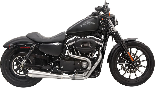 Auspuff Rr3 XL 86-03 Ss - Auspuff Road Rage 3 Edelstahl Sportster System 2 Into 1 Schalldämpfer