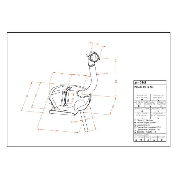 Auspuff Sito Piaggio - Auspuff Sito Piaggio