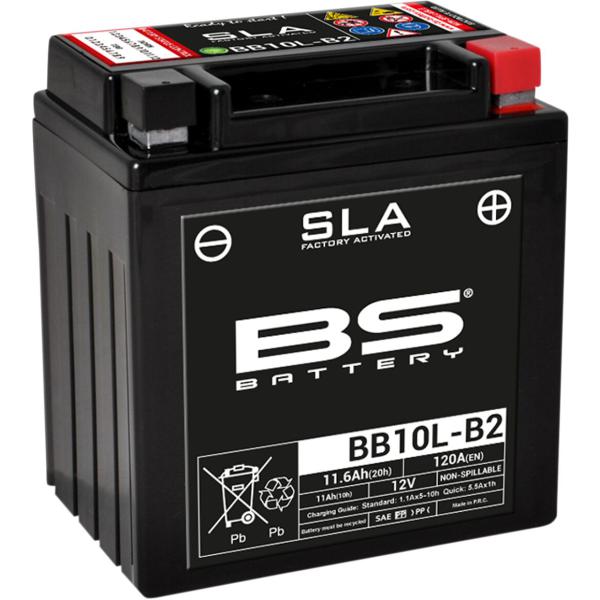 Batterie Bs Bb10l-B2 Sla - Batterie Bb10l-B2 Sla 12v 130 A