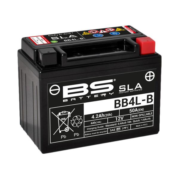 Batterie Bs Bb4l-B Sla - Batterie Bb4l-B Sla 12v 50 A