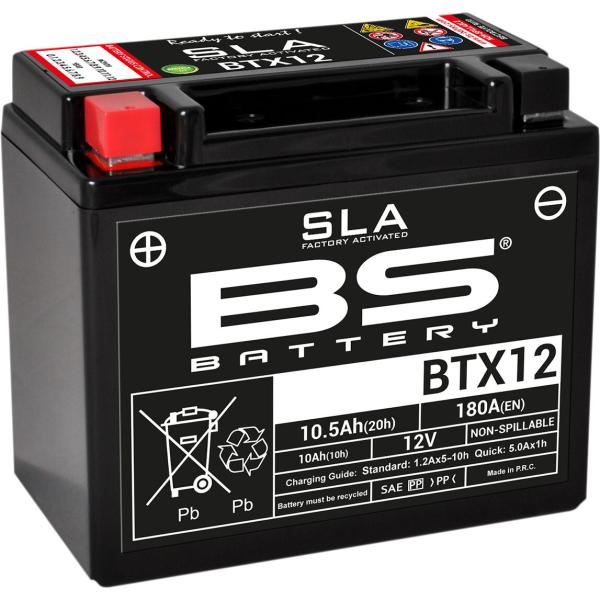 Batterie Bs Btx12 Sla - Batterie Btx12 Sla 12v 180 A