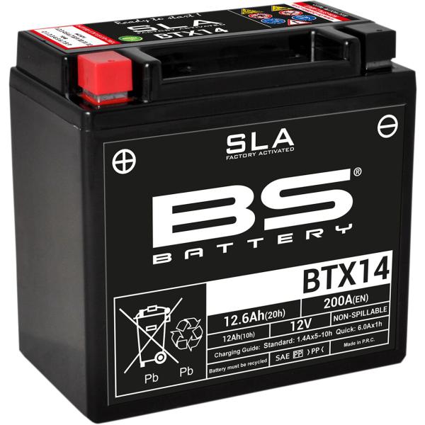 Batterie Bs Btx14 Sla - Batterie Btx14 Sla 12v 200 A