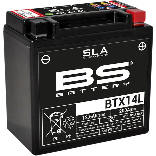 Batterie Bs Btx14l Sla - Batterie Btx14l Sla 12v 200 A