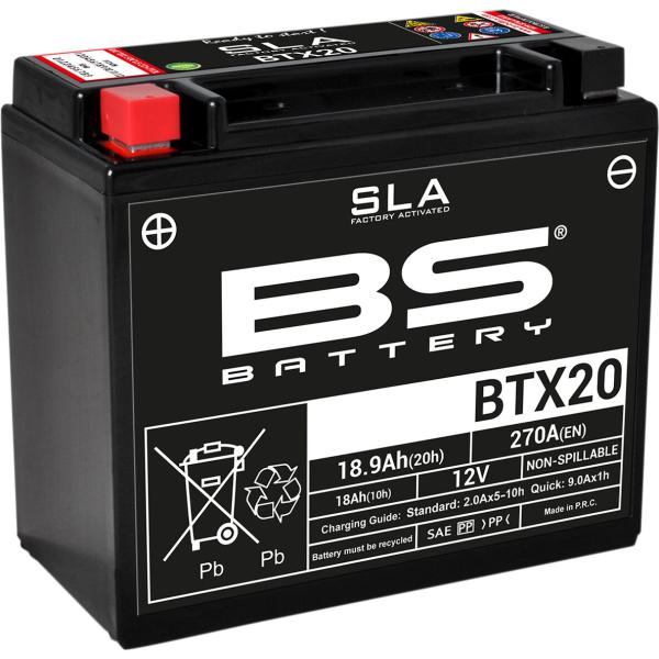 Batterie Bs Btx20h Sla - Batterie Btx20 Sla 12v 270 A