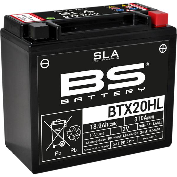 Batterie Bs Btx20hl Sla - Batterie Btx20hl Sla 12v 310 A