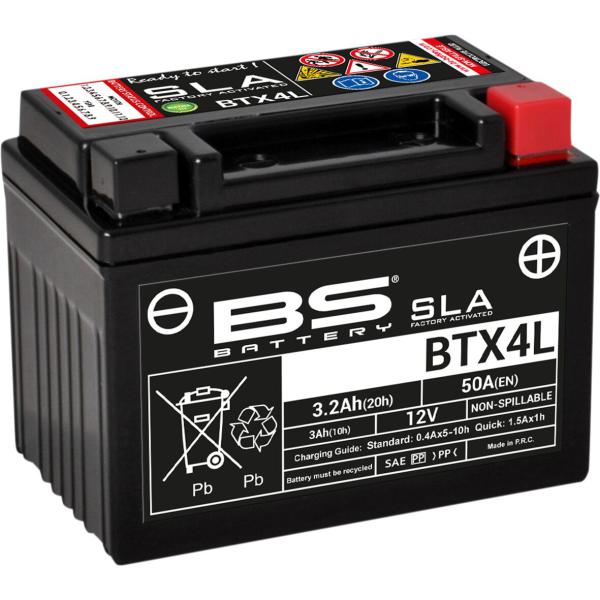 Batterie Bs Btx4l Sla - Batterie Btx4l Sla 12v 50 A