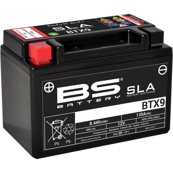 Batterie Bs Btx9 Sla - Batterie Btx9 Sla 12v 135 A