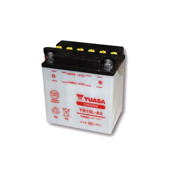 Batterie YB 10L-A2, 12V12AH ohne Säurepack