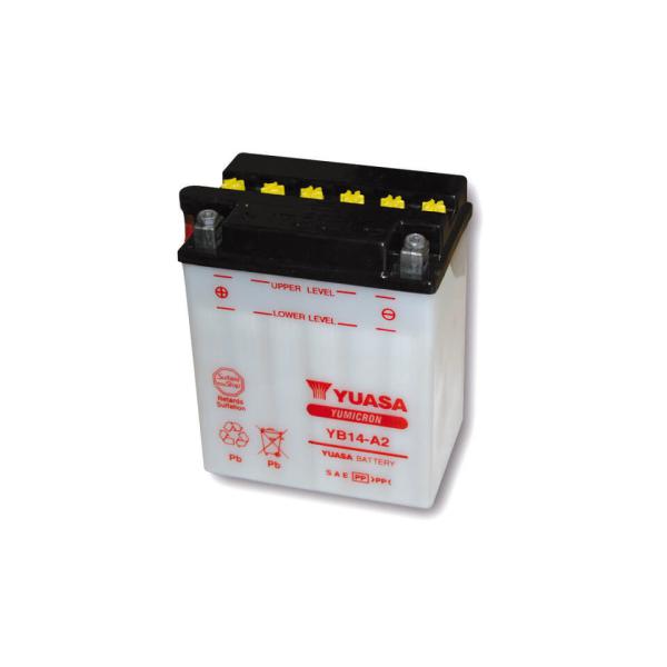 Batterie YB 14-A2 ohne Säurepack