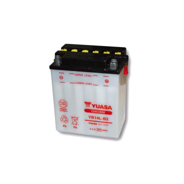 Batterie YB 14L-B2 ohne Säurepack