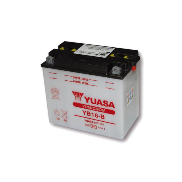 Batterie YB 16-B ohne Säurepack