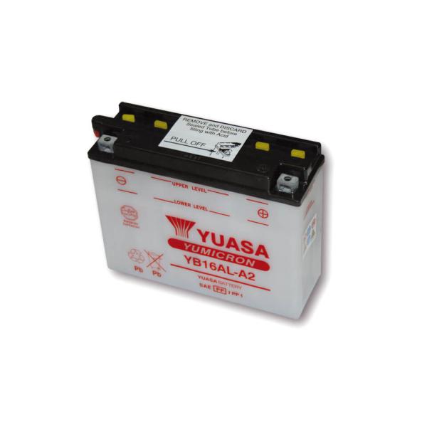 Batterie YB 16AL-A2 ohne Säurepack