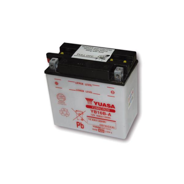 Batterie YB 16B-A ohne Säurepack