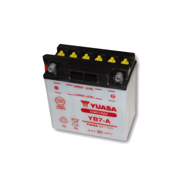 Batterie YB 7-A ohne Säurepack