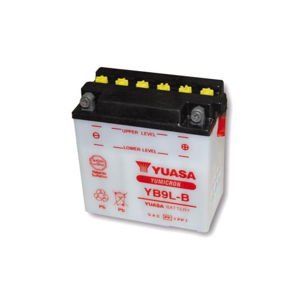 Batterie YB 9L-B ohne Säurepack