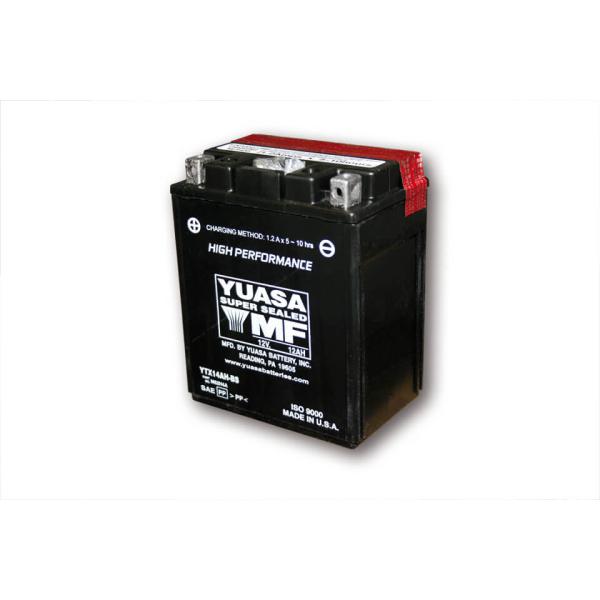 Batterie YTX 14AH-BS wartungsfrei (AGM) inkl. Säurepack