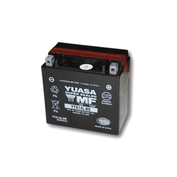 Batterie YTX 14L-BS wartungsfrei (AGM) inkl. Säurepack