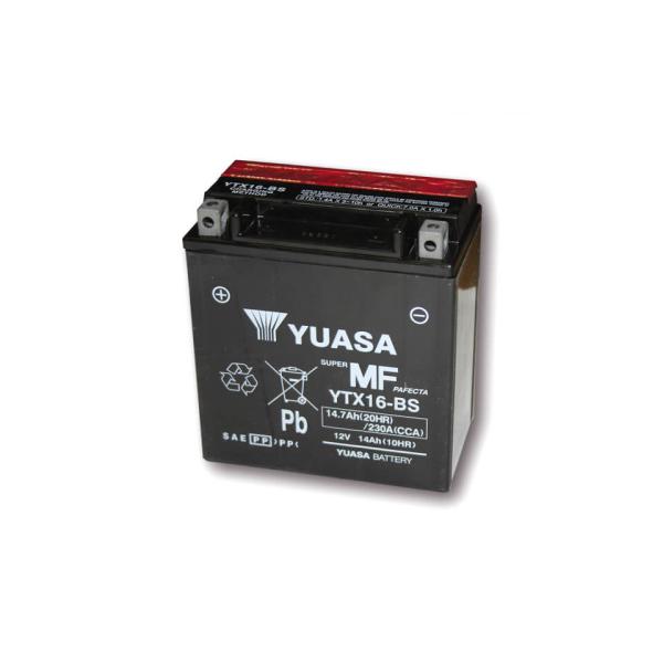 Batterie YTX 16-BS wartungsfrei (AGM) inkl. Säurepack