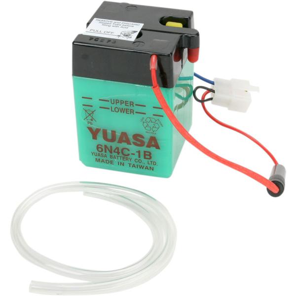 Batterie-Yuasa - Batterie Conventional 6v 71 Mm X 71 Mm X 105 Mm Lead Acid Ersatz Clear