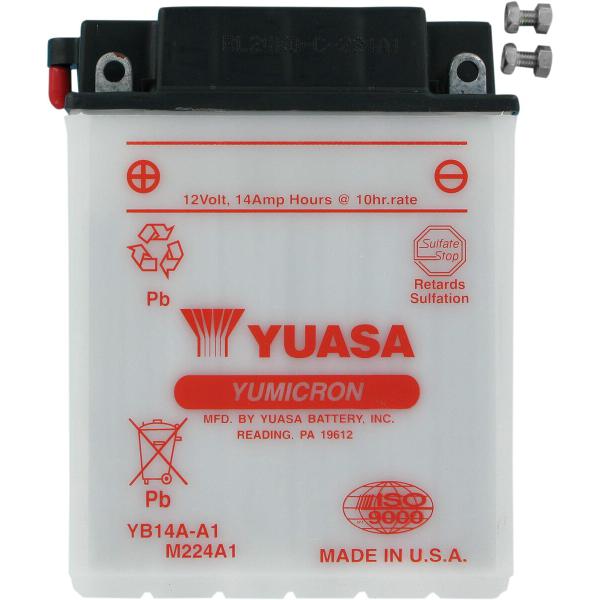 Batterie-Yuasa - Batterie Yumicron 12v 134,62 Mm X 89 Mm X 175 Mm Conventional Lead Acid Ersatz Clear