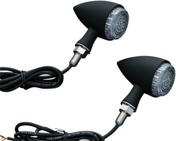 Beleuchtung Torpedo schwarz rot Ece - Torpedo Lights Run-Turn-Bremse Matte schwarz