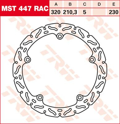 Bremse Rotor Fix Rac L/R - Bremse Rotor Non-Floating Rac-Design