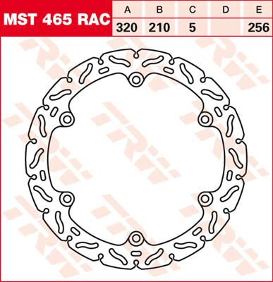 Bremse Rotor Fix Rac L/R - Bremse Rotor Non-Floating Rac-Design