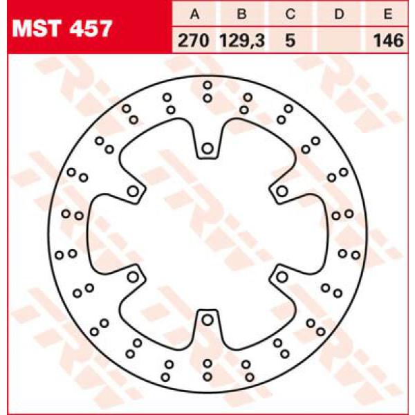 Bremse Rotor Fix rund L/R - Bremse Rotor Fixed 270 rund Front