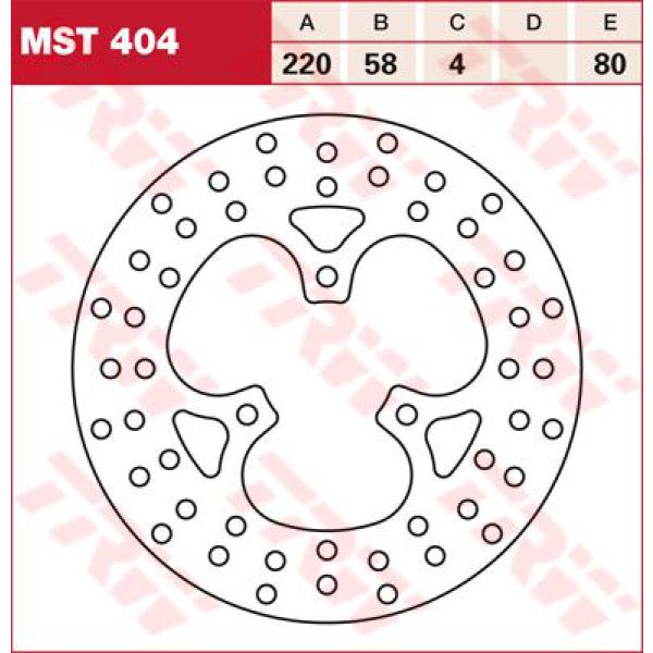 Bremse Rotor Fix rund L/R - Bremse Rotor Fixed rund