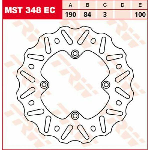 Bremse Rotor Fix Wave L/R - Bremse Rotor Fixed Ec-Cross-Design Wave