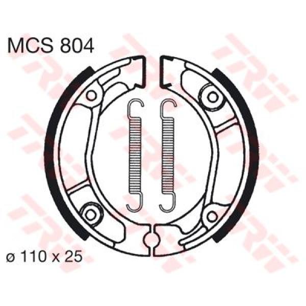 Bremse Shoes Trw Mcs804 - Bremse Shoes Standard