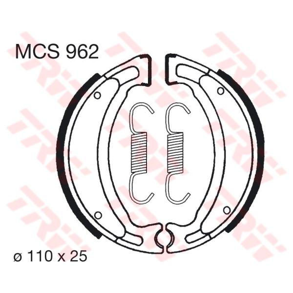 Bremse Shoes Trw Mcs962 - Bremse Shoes Standard