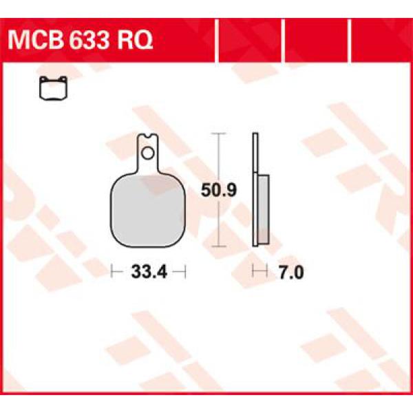 Bremse Unterlage 6 Ea Mcb633rq - Bremse Unterlage Rq Sport Organic