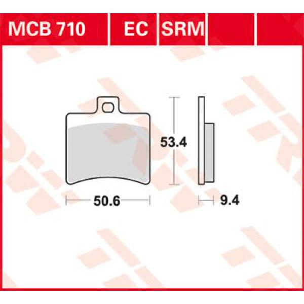 Bremse Unterlage Trw Mcb710 - Bremse Unterlage Allround Organic