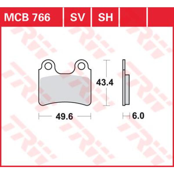 Bremse Unterlage Trw Mcb766 - Bremse Unterlage Allround Organic