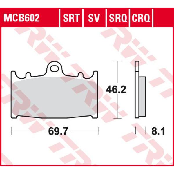 Bremse Unterlages Sinter Spur - Srt Sintered Road/ Spur Unterlages