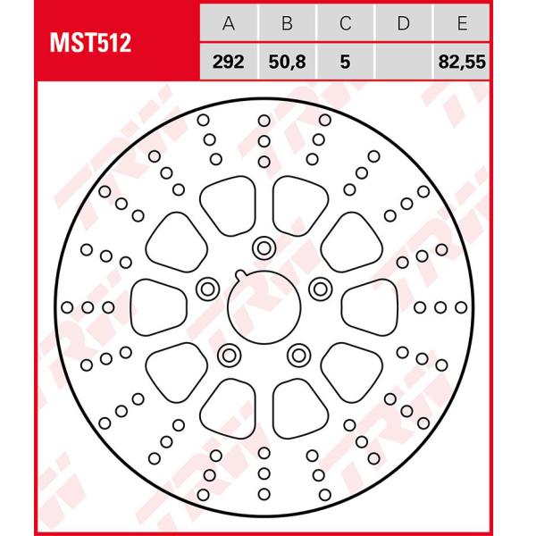 Bremsschreibe Trw Mst512 - Bremsschreibe Trw Mst512