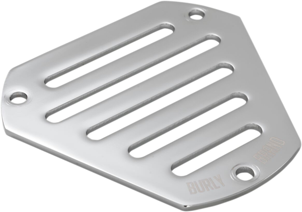 Burley Hex Plate Slot Ch - Plate Slotted 8 Hex Luftfilter Chrome