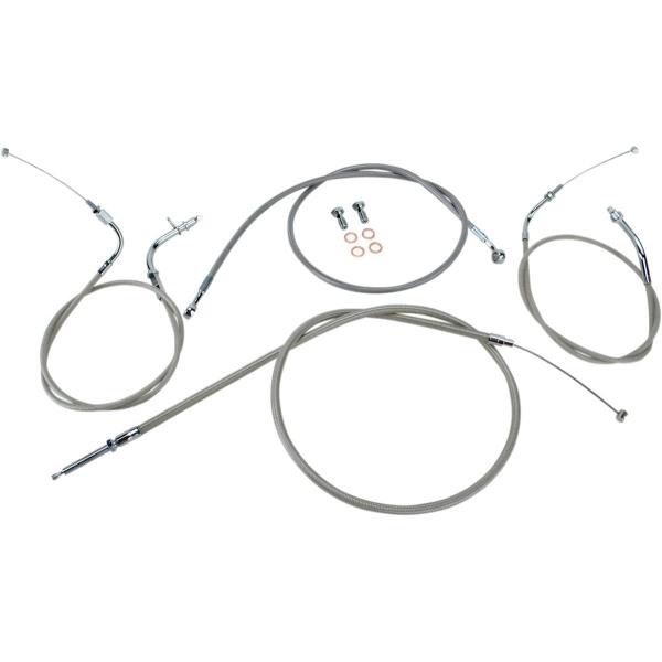 Cbl Line Kit 12 Xvs650cu - Kabel Kit +12 Edelstahl