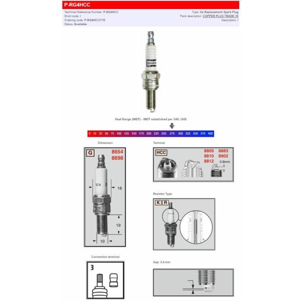 Champion S-Plug P-Rg4hcc - Champion S-Plug P-Rg4hcc