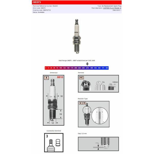 Champion S-Plug Ra4hc - Champion S-Plug Ra4hc