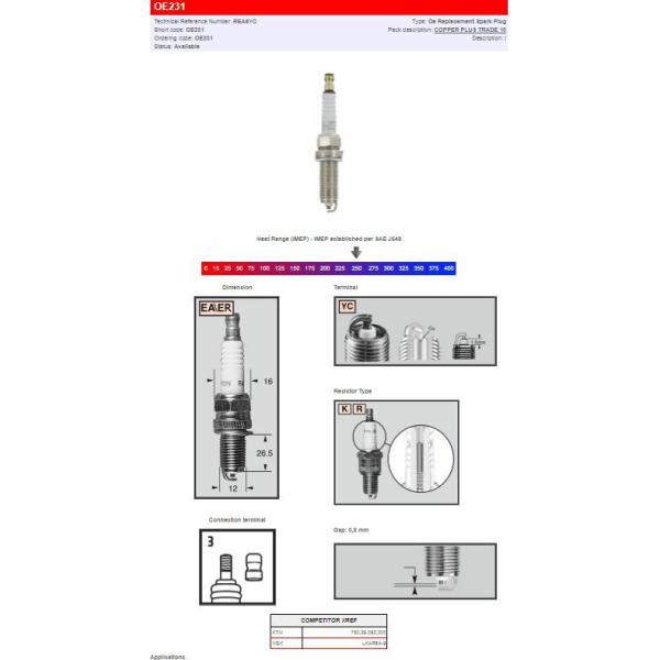 Champion S-Plug Rea6yc - Champion S-Plug Rea6yc