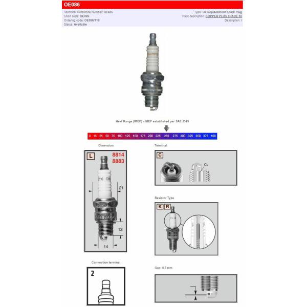 Champion S-Plug Rl82c - Champion S-Plug Rl82c