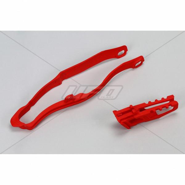 Chngde+Sldr Kit Crf13-16r - Kettenführung & Slider Kit Honda Crf rot